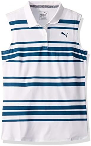 PUMA Girls' 2019 Stripe Polo
