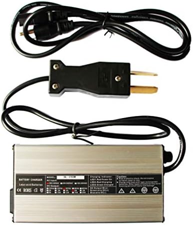 ScaAuto 36 Volt Golf Cart Portable Charger 36 Volt 5A Battery Chargers Trojan Golf Cart Batteries Light and Thin Charger with Crows Foot Plug for Ezgo Yamaha Club Car TXT Super Hauler