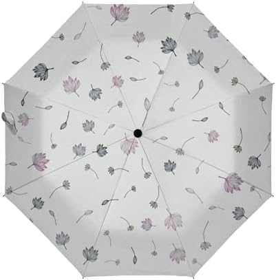 Golf Umbrella Day Of The Dead Vintage Girl And Flowers Compact Auto Open Close Travel Sun Uv Windproof Folding Umbrella Portable Retractable Car Umbrellas Automatic Parasol With Black Anti-Uv Coating