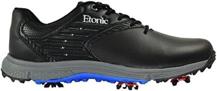 Etonic Men's Golf Stabilite Shoes Black/Blue Size 14 Medium EG500BKB