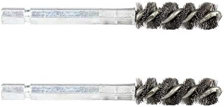 41DkbHigl4L._AC_.jpg SummerHouse 2 Pieces Golf Clubs Head Hosel Brush Cleaning Tool Electric Drill Wire Brush for Iron and Wood - Image 1