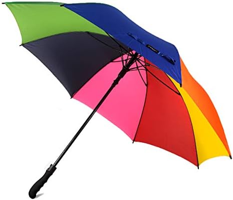 41Dqlr4SXAL._AC_.jpg Parquet Automatic Open Canopy Golf Umbrella Windproof Tested, Extra-Strong - Image 1
