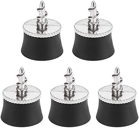 41FSKCIelL._AC_.jpg FASTROHY 5 Pcs Golf Ball Pick Up Retriever Sucker Tool Suction Cup for Putter Grip Golf Training Aids, Black - Image 1