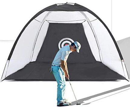 Veggicy Golf Hitting Net Golf Practice Driving - Golf Training Aids Chipping Net Hitting Mat for Indoor and Outdoor Practice in The Backyard
