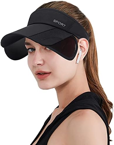 Peicees Sun Hats for Women Men Golf Hat Wide Brim Sun Visors for Running/Joyying/Tennis/Outdoor Sports Cap