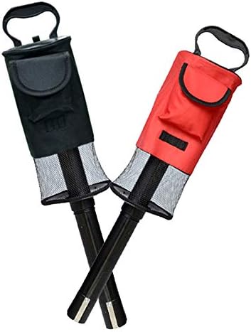 HJKL 1 Pair Golf Ball Shag Bag,Golf Ball Retriever Portable Golf Pocket Storage with Zipper Golf Ball Pick Up Hold, Easy to Pick-up Ball, Suitable for Golf Practice Golf Club
