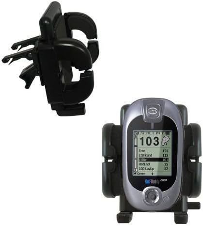 Gomadic Air Vent Clip Based Cradle Holder Car/Auto Mount Suitable for The Golf Buddy Tour GPS Range Finder