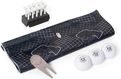 41L5-BfbWUL._AC_.jpg Magnum Brands Group Unisex's STMTRPGG2 Deluxe Golf Gift Set, White, One Size - Image 1