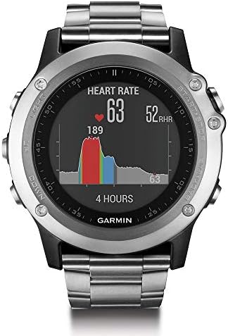 Garmin Fenix 3 HR GPS Watch with Titanium and Sport Bands