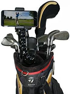 Golf Gadgets - Swing Recording System | Jaws Clamp & Gooseneck Mount for Smartphone. Compatible with iPhones, Samsung Galaxy, HTC, Any Phone, etc. (Jaws Clamp)