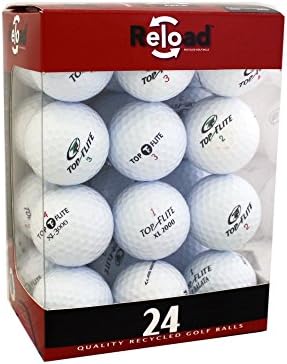 Top Flight Reload Recycled Golf Balls (24-Pack) Top Flite Golf Balls, White, One Size