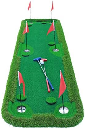 YADSHENG Golf Greens Golf Putting Green Professional Golf Practice Training Putting Mat for Indoor/Outdoor Putter Aid Equipment Putting Mats (Color : Green, Size : 75x300CM)