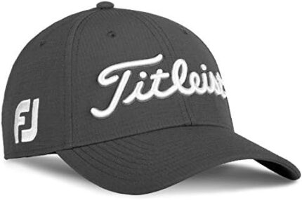 Titleist Golf- Tour Elite Cap Legacy Collection Charcoal/White Small/Medium