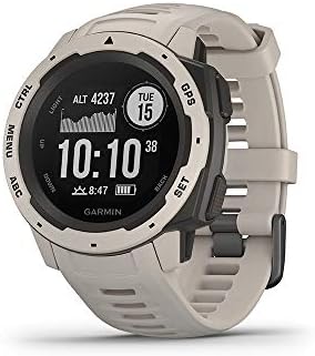 Garmin 010-02064-01 Instinct, Rugged Outdoor Watch with GPS, Features Glonass and Galileo, Heart Rate Monitoring and 3-Axis Compass, Tundra