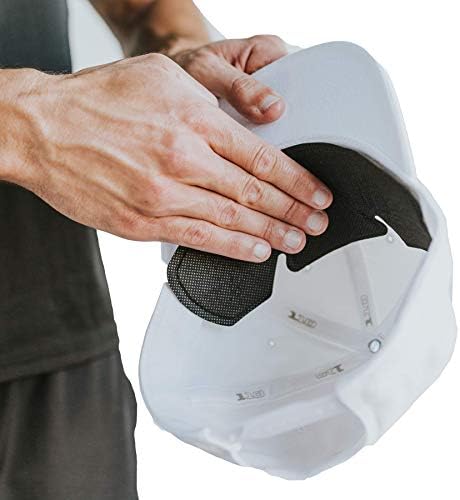 41O5WiTjZnL._AC_.jpg Golf Hat Sweat Liner – Made in The USA - Prevents Stains & Odor - Patented Technology 3 | 6 | 12 | 25 | 50 Pack - Image 1