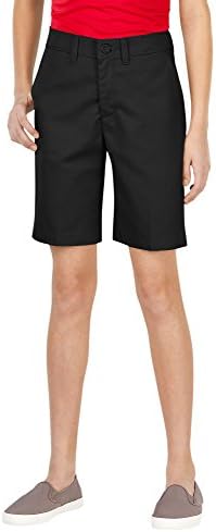 Dickies Girls' Flex Waist Slim Fit Flat Front Short