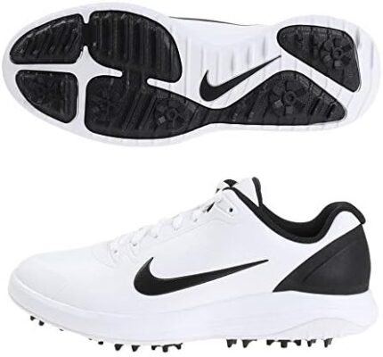 Nike Infinity G Sail-Magic Ember-News Print White CT0531-104 Men's Golf Cleats