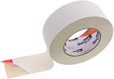 41PKCv2e00L._AC_.jpg 2" Shurtape Golf Tape GG200 Easy Application Double Sided Club Repair Wrap Grip Installation Resists Wrinkling! Double Sided Masking Tape Cream Mounting Poster Board Trophy Flooring 108' 36 yd - Image 1