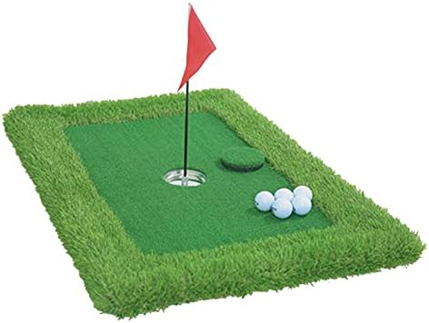 41QMQyGsZGS._AC_.jpg HAMORU Pool Golf Game Set Floating Golf Green Golf Putting Mats Training Accessories for Those Who Have A Pool in The Garden Backyard Golf Game Gift for Golf Lovers and Golf Enthusiasts Proficient - Image 1