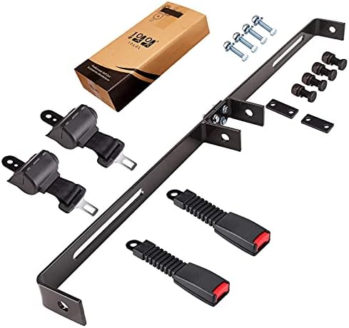 41QXwEl4g8S._AC_.jpg 10L0L Universal Retractable Golf Cart Belts Kit 42" (2 Sets) and 35" x 6.9" Bracket Kit Fits EZGO Yamaha Club Car - Image 1