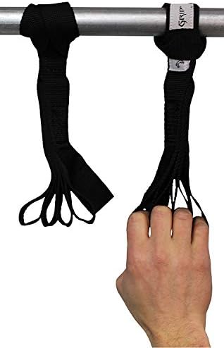 Core Prodigy Talons for Pull Up Grip - Nylon Finger and Thumb Looped Hand and Arm Strengthener