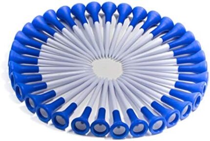 THF Plastic Golf tees with Soft Rubber Cover 3 1/4 83mm Pack of 50 Almost Unbreakable