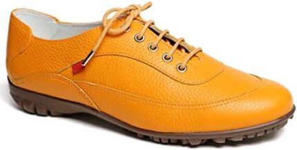 MARC JOSEPH NEW YORK Women's Leather Made in Brazil Luxury Lightweight Performance Golf Shoe