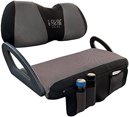 41ViuNSrE-S._AC_.jpg 10L0L Upgrade Golf Cart Seat Cover Set with Storage Bags Fit for Club Car DS EZGO TXT RXV, Breathable Washable Polyester Mesh Cloth Seat Covers -Large - Image 1