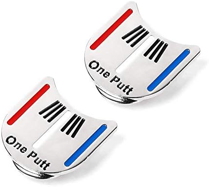 STONCEL Golf Putting Alignment Tool Ball Marker Metal Magnetic Hat Clip Golf Ball Marker