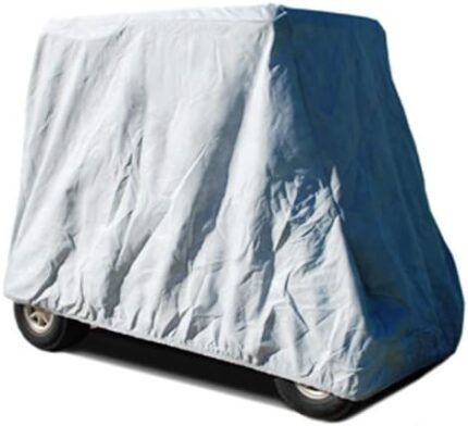 CarsCover Heavy Duty Waterproof Golf Cart Cover 2 Passenger Covers for Club Car C440LX / C440SE / C840 / DS/Deluxe Villager 2 / Precedent/Signature Edition