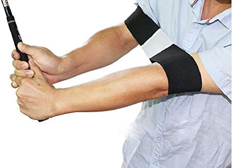 41X9X3NIWGL._AC_.jpg ITODA Golf Swing Arm Band Training Aid for Golf Beginners Straight Practice Trainer Motion Posture Correcting Gesture Alignment Tool Smooth Unisex Wrist Brace - Image 1
