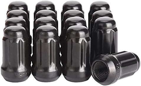 41XGpMgE3-S._AC_.jpg 10L0L Black Wheel Lug Nut Kit for EZGO & Club Car Golf Cart, 1/2-20 Size 16 Pack - Image 1