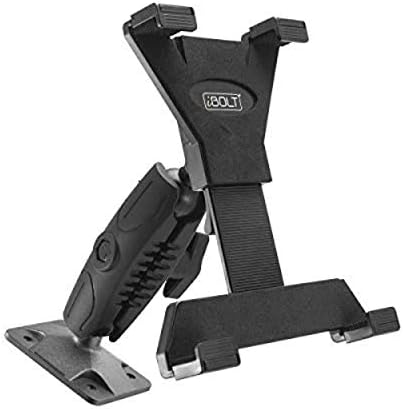 iBOLT TabDock Bizmount AMPs - Heavy Duty Drill Base Mount for All 7" - 10" Tablets ( iPad , Samsung Tab ) for Cars, Desks, Countertops: Great for Commercial Vehicles, Trucks, Schools, and Businesses