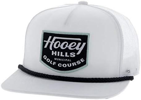 41YZXDd7DvL._AC_.jpg HOOEY Noonan Golf 5-Panel Adjustable Trucker Hat w/Patch - Image 1