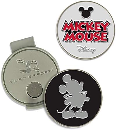 Team Effort Disney Mickey Mouse Golf Hat Clip & 2 Ball Markers