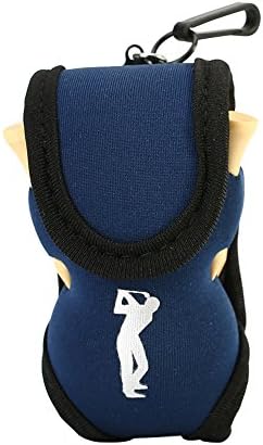 VGEBY1 Golf Ball Bag, 3 Colors Golf Ball Holder with Clip 2 Golf Balls 4 Golf Tees Utility Pouch Golf Accessory Set