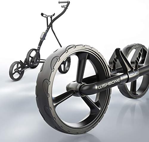 41aJnQhjpzL._AC_.jpg Golf Trolley, Push-Pull Golf Cart | Wishbone One Megalite, 3 Wheel - Image 1