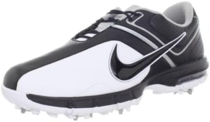 Nike Golf Men's Nike AIR Rival 2.5 Plus-M, White/Metallic Silver/Black, 9 M US
