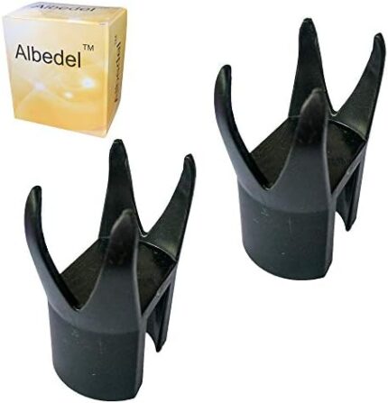 Albedel 2 x 4-Claw Golf Ball Retriever Claw Put On Putter Grip Grabber Pick Up Back Saver