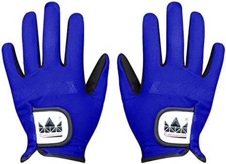 41e263GFSuL._AC_.jpg Craftsman Golf 1-Pair Mesh Golf Glove for Kids, Boy, Girl Blue Red - Image 1