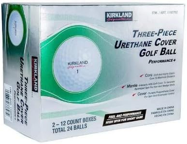 Kirkland Signature 3-Piece Urethane Cover Golf Ball 4 Dozen, 48 Count