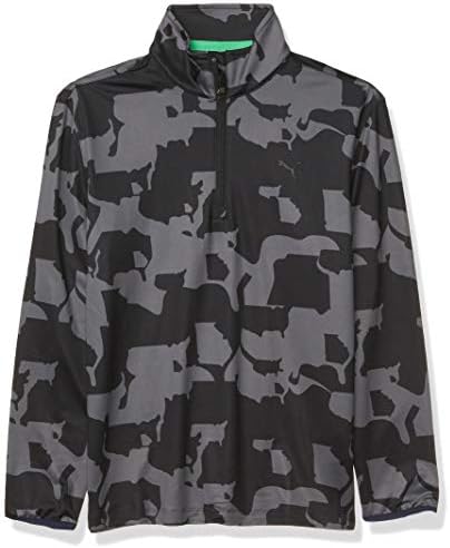 PUMA Boys' 2019 Union Camo 1/4 Zip