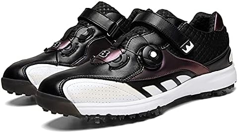 41g8gl9BdS._AC_.jpg AIAIⓇ Men's Waterproof Golf Shoes - Removable Spikes, Waterproof Sports Shoes Anti-Slip Outdoor Golf Shoes White - Image 1