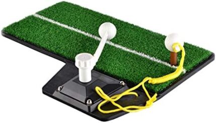 LOVEPET Multifunction Golf Putting Mats Small Indoor Golf Training Equipment Swing Trainers Nylon Turf 48X23cm