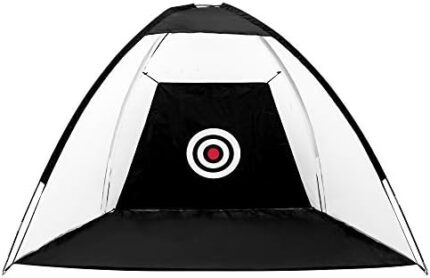 Golf Practice Net for Backyard – Golf Net Golf Hitting Net Portable Golfing Net for Indoor Outdoor Golf Driving Net - 10' x 7' Golf Training Net with Carry Bag and Target - for All Level Golfers