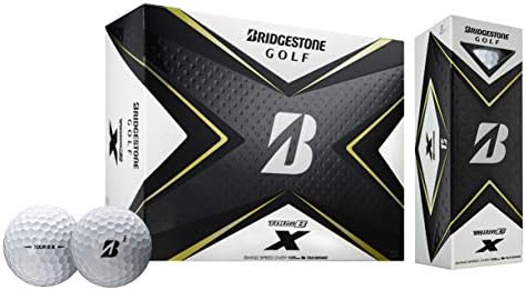 41gt1BJzdOL._AC_.jpg Bridgestone 2020 Tour B X Golf Balls 1 Dozen White - Image 1