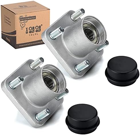 41h3dN2LS._AC_.jpg 10L0L Golf Cart Front Wheel Hub Assembly for Club Car DS and Precedent 2003-up Gas & Electric, OEM 102357701 - Image 1