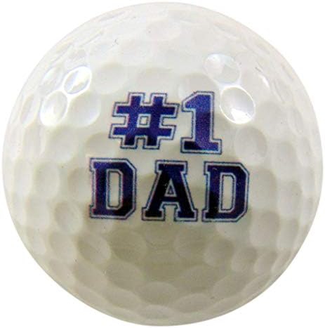 41hFHRVCMeL._AC_.jpg #1 Dad Fathers Day Golf Ball for Golfing Dad - Image 1