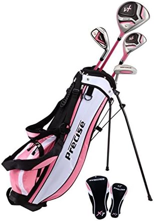 PreciseGolf Co. Precise X7 Junior Complete Golf Club Set for Children Kids - 3 Age Groups Boys & Girls - Right Hand & Left Hand!