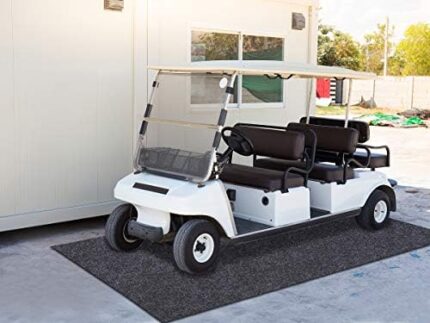 Sensko Garage Floor Mat，Shearable，Absorbent Oil Mat—Floor Mat for Golf Carts，Indoor Parking Mat-Absorbent Felt and Leak-Resistant Anti-Slip Backing，Washable(5.9 ft x 14.7 ft)